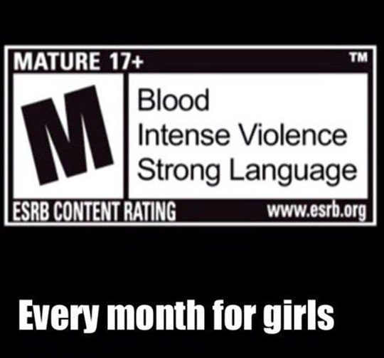 Every month for girls