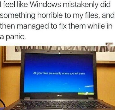 Windows is guilty