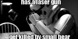 Death Trooper problems.