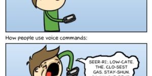 How people use voice commands.