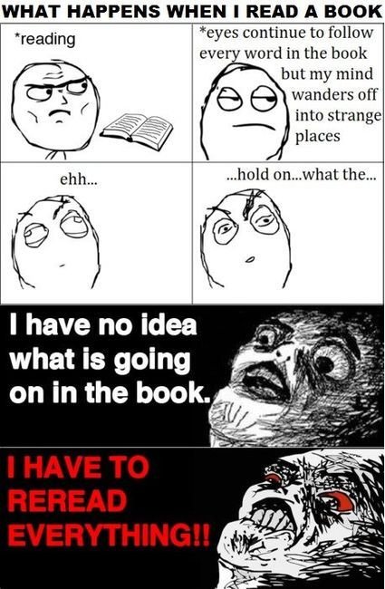 What happens when I read a book.