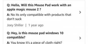 Browsing Mouse pads on Amazon when suddenly..