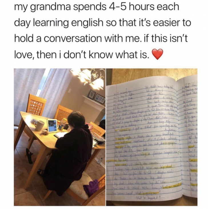 Grandma just wants to be your friend.