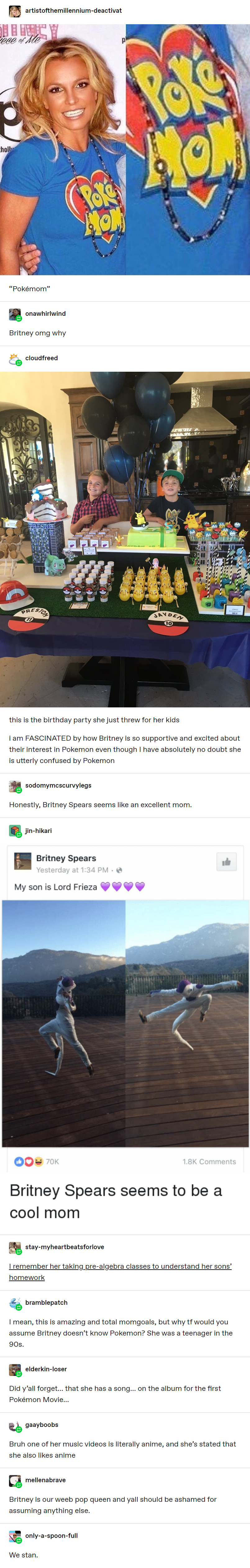 Britney caught them all.