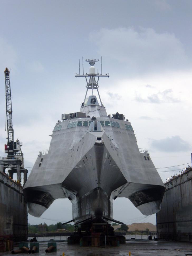 Bottom of a US war ship