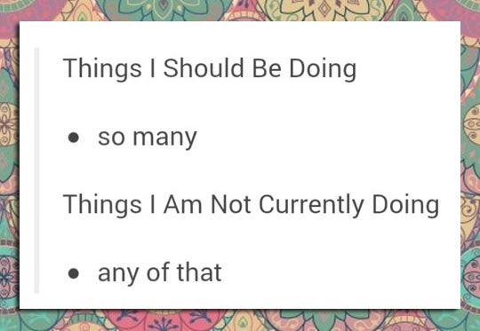 When You Have A Test The Next Day