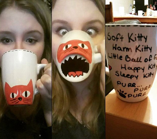 DIY Kitty Sharpie Mug