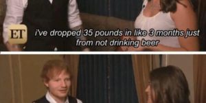 Ed Sheeran’s diet tip