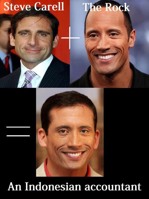 Steve Carell + The Rock.