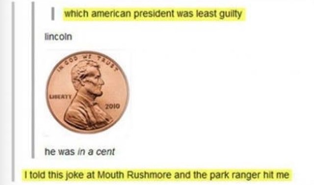 Which American president was least guilty?