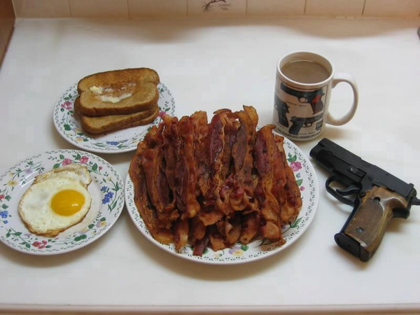 As a European this is how I imagine Americans have breakfast