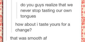 What does your tongue taste like