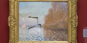 An $8 million Monet painting after a man punched it.