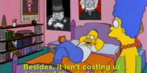 Homer’s dorm room inspired furniture