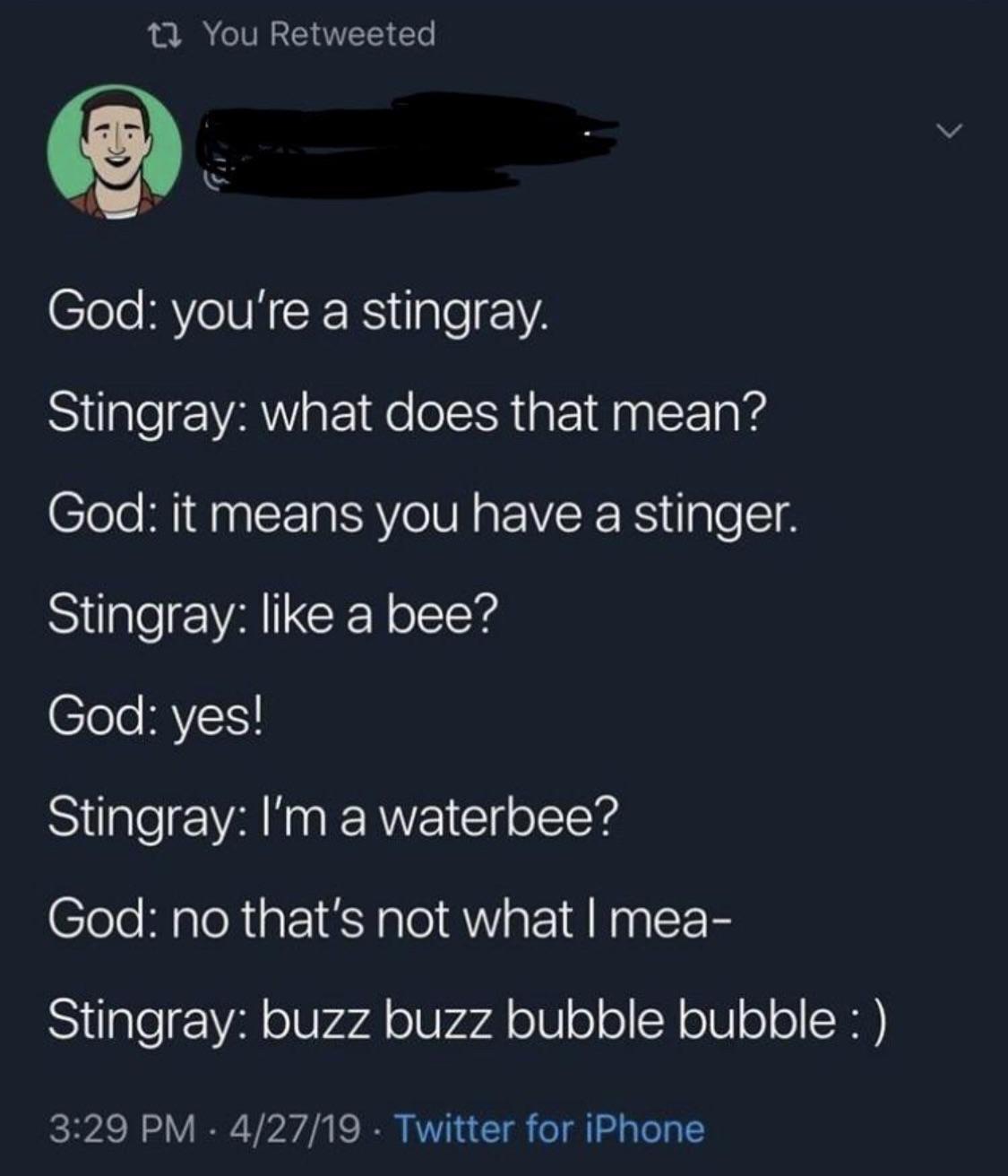 Bubble bubble buzz buzz