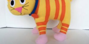 Custom stuffed toys from children’s drawings.