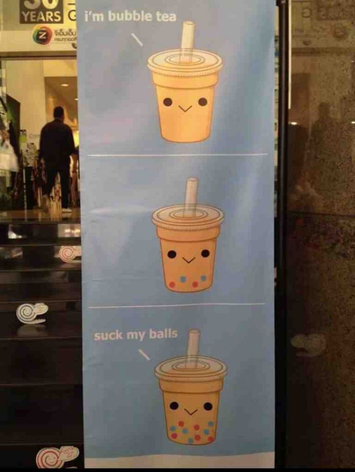 If Bubble Tea could talk.