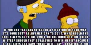 One of my favorite Simpsons quote.