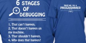 The stages of debugging