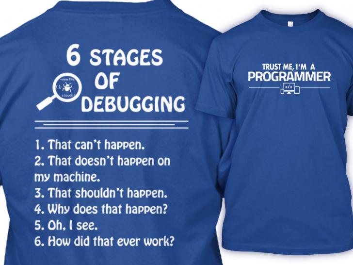 The stages of debugging