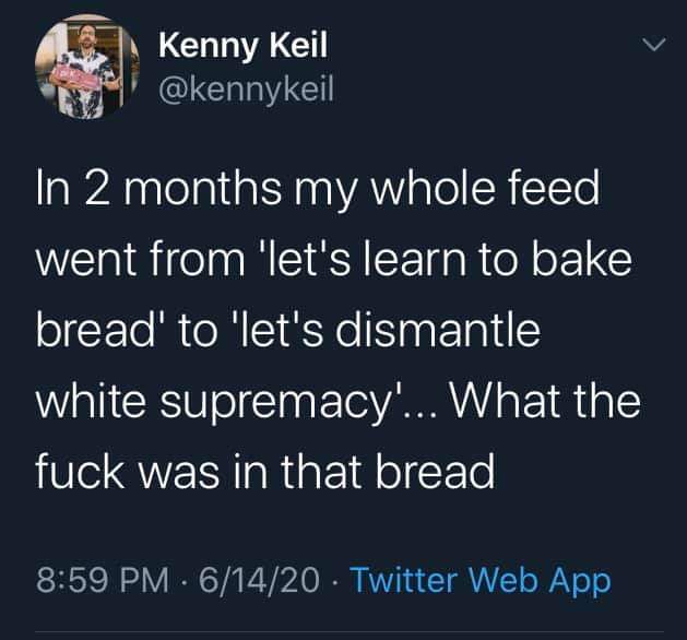The bread is rising.