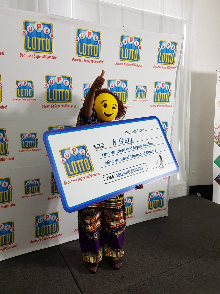 Lottery winner shows up in an emoji mask. Well played.