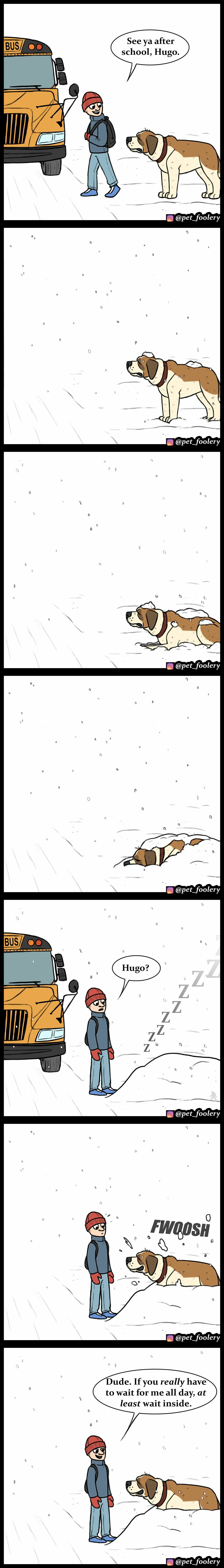 But Hugo, it's cold outside...