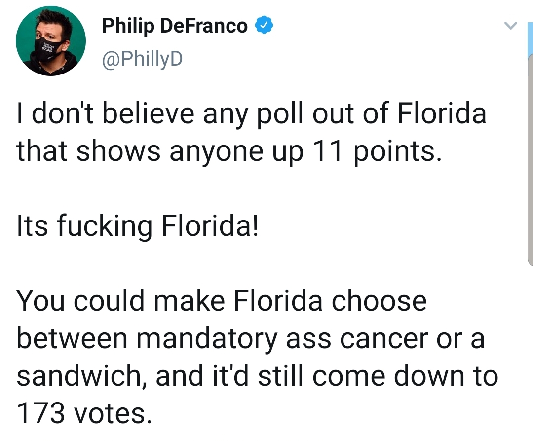 Florida has chaotic neutral energy.