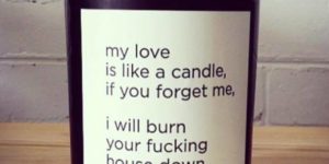 Nothing says love better than candles