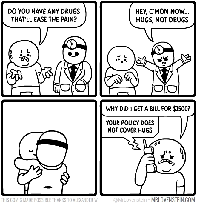 Hugs not drugs!