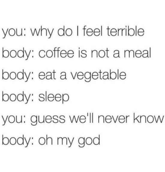 Me vs my body