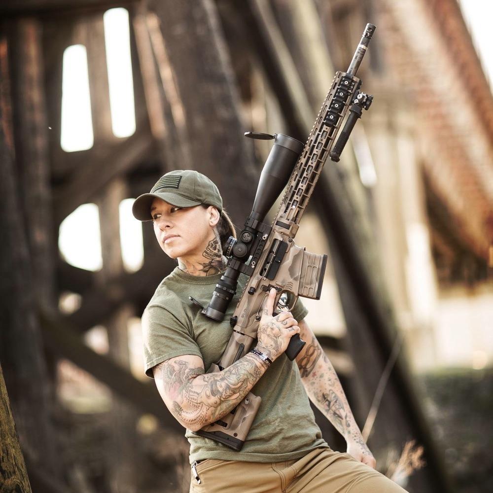 Meet Kinessa Johnson, a US army veteran woman who hunts poachers.