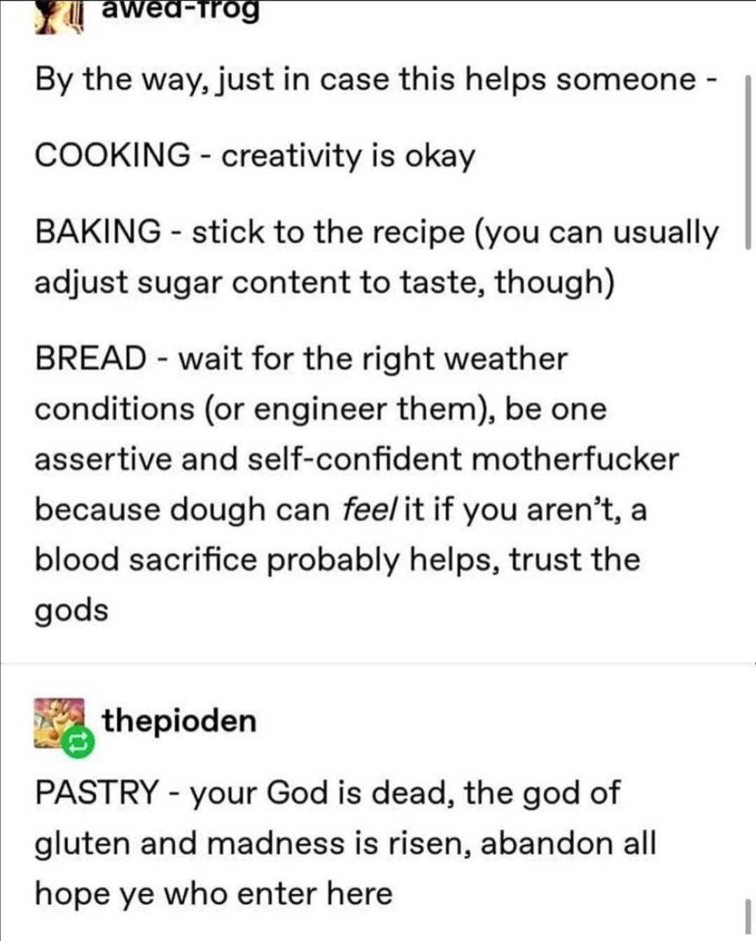 Pastry is Hell