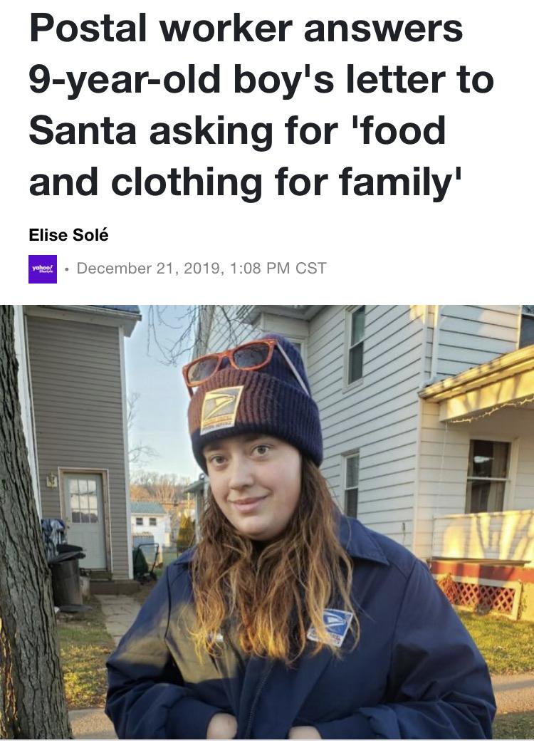 Millennial Postal workers putting Santa out of a job...