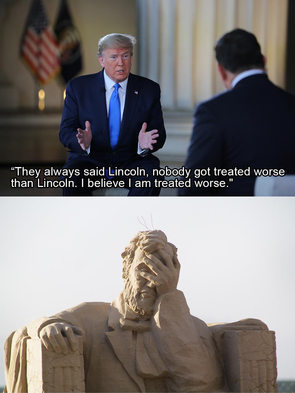 Sit down, Lincoln.