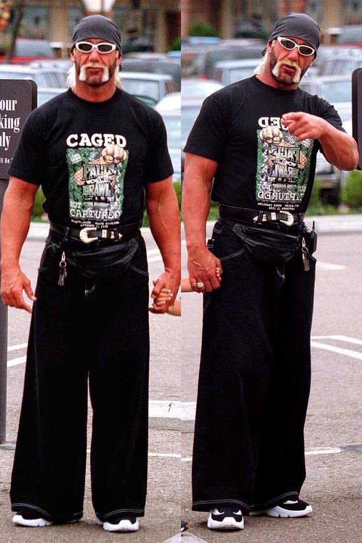 JNCO jeans and fanny pack, brother. Circa '97.
