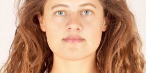 This is the reconstructed face of a Bronze Age woman, called Ava, who lived in Scotland 3,700 years ago