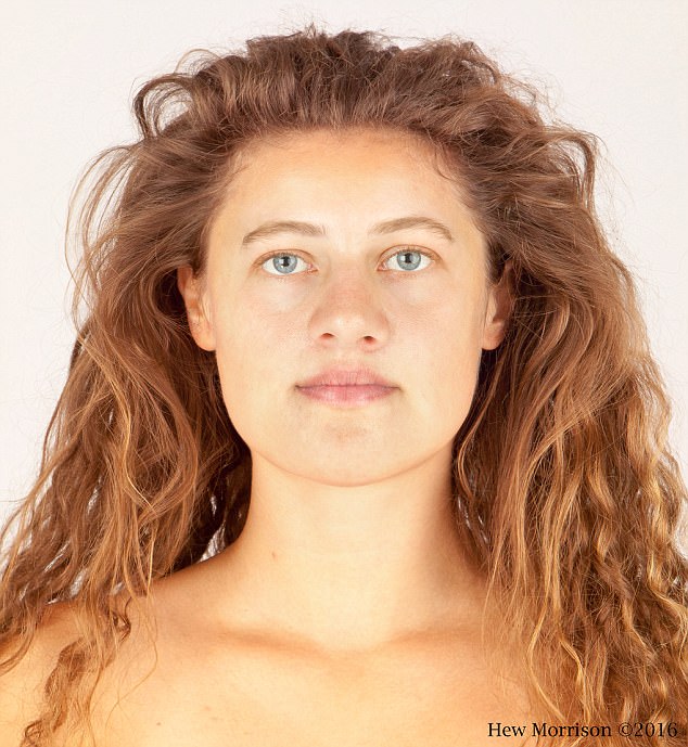 This is the reconstructed face of a Bronze Age woman, called Ava, who lived in Scotland 3,700 years ago