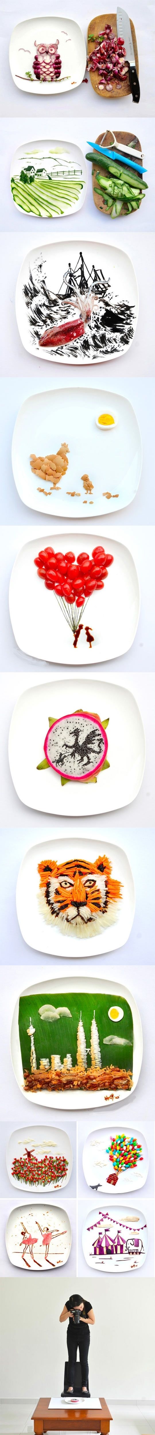 Food art.