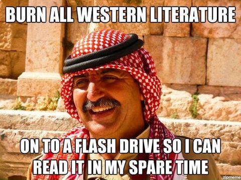 As an Arab, I exploded... With laughter