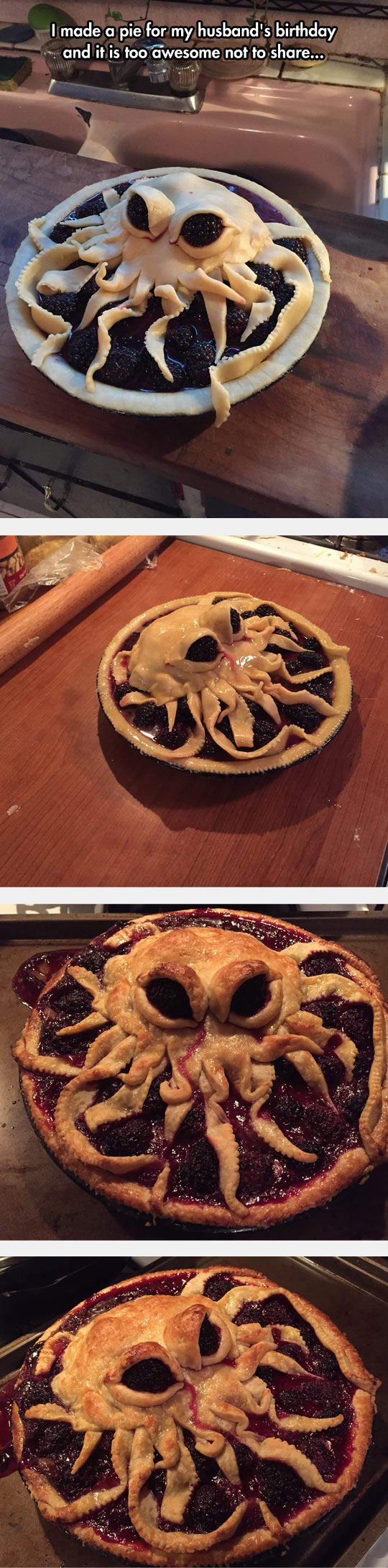 Scary Cthulhu Pie