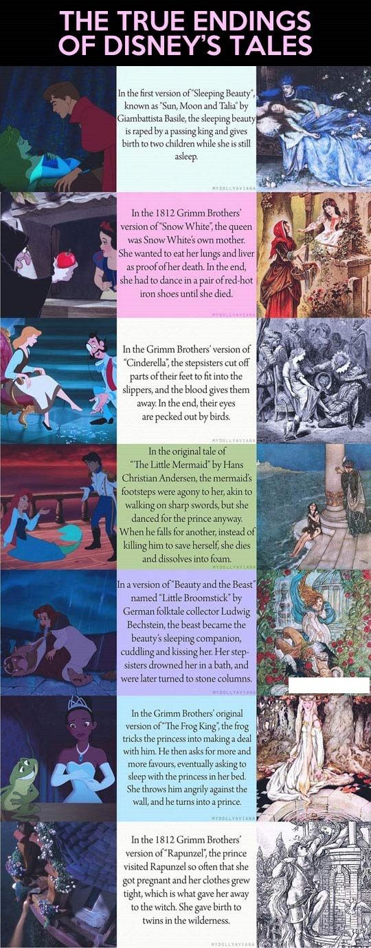 True endings of Disney's Tales.