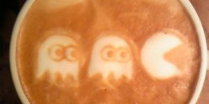 Pacman latte.