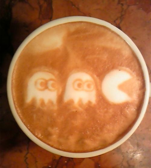 Pacman latte.