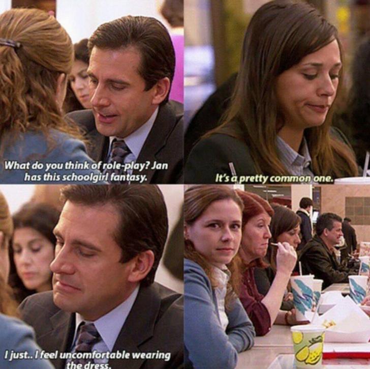 Micheal Scott on role-playing