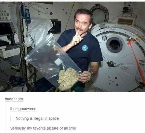 Not illegal in space