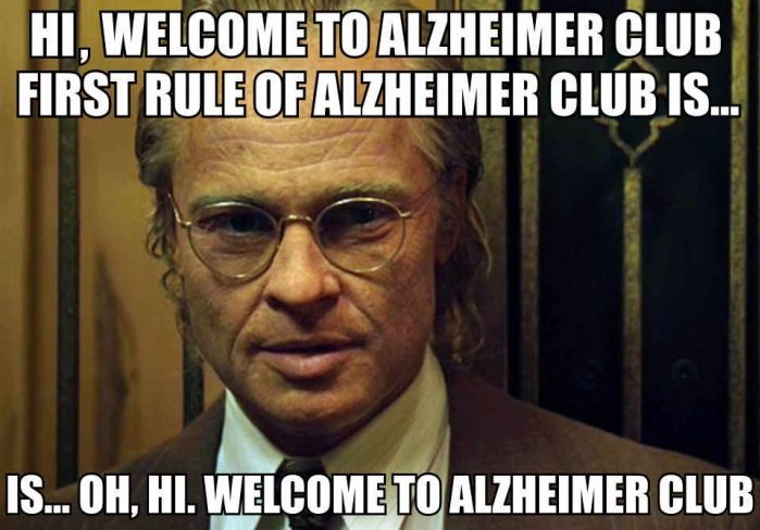 The first rule of Alzheimer club is...