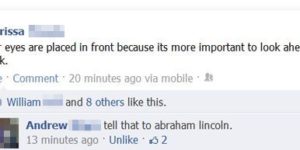 Tell that to Abraham Lincoln.