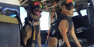 Ricky and Evy after they passed their helicopter proficiency training for the US Coast