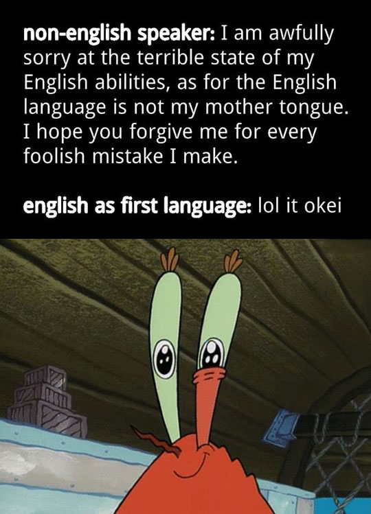 English as a second language... *twitch*